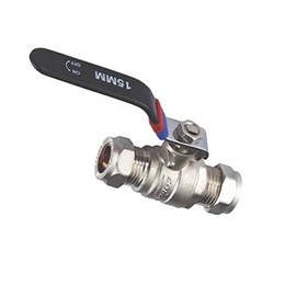 Wärmer System Lever Ball Valve for Hot and Cold Water 22mm Full Bore Compression Valve