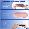 Sleep Mask for Women Men with Cooling Gel, Pink