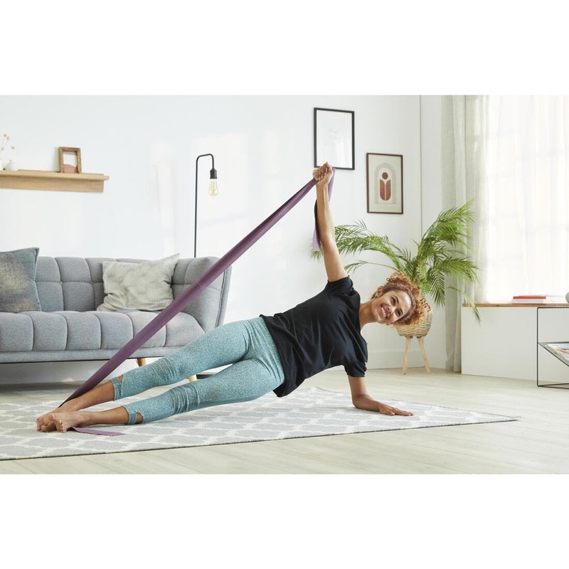 Decathlon Nyamba Medium Pilates Resistance Bands Unique Size Damson