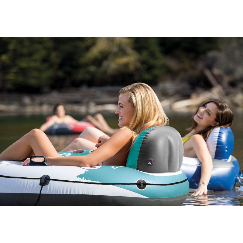 INTEX 56825EP River Run 1 Inflatable Floating Lounge: Comfortable Backrest