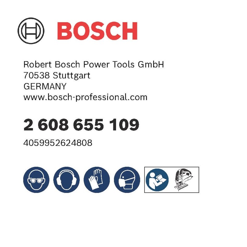 Bosch T121BFC Jigsaw Blade T121BFC 3 Pieces