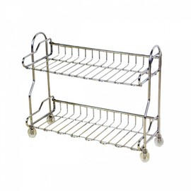 Pine 2-Tier Spice Jar Shelf Medium