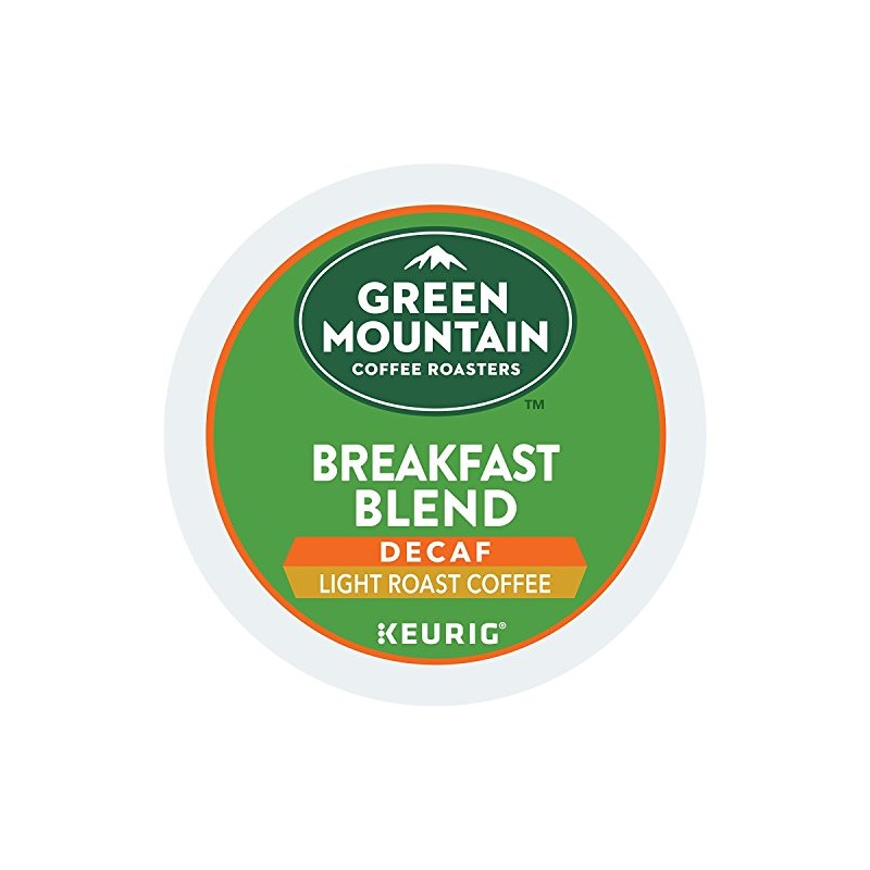 Green Mountain Coffee Roasters Breakfast Blend Decaf Keurig Single-Serve K-Cup