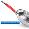 uxcell Silicone Pan Handle Sleeve Set, Heat Resistant Potholder Pot