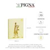 Pigna, Confezione 4 Quaderno Blocco Spiralato,carta colorata,COLOUR INSIDE, A5, 50