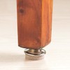 Nail On - 1" Swivel Glides with Felt for Straight