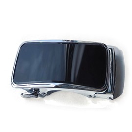 lightstar Men's 40mm Ratchet Belt Buckle Only for 1 3/8 Slide Belt Strap Automatic Leather Belt Buckle Replacement (Graceful Arc)