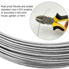 19 Gauge Galvanized Solid Wire,98ft Galvanized Hobby Wire,Multi-Purpose Steel Wire