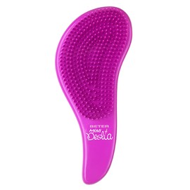 Deslia Mini Detangling Brush for Kids - Travel Size - Detangles Hair Without Pulling