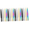 Healeved 16pcs Eyebrow Tweezers Professional Hair Removal Tools for Women