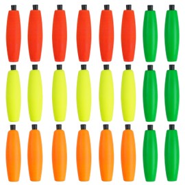 OROOTL Fishing Float Bobbers Kit Foam Fishing Peg Floats Slip Bobbers for Fishing Cigar Corks Fishing Bobber with Pipe Plug Catfish Floats for Freshwater Saltwater Fishing