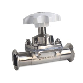 Valve, TBVECHI Sanitary Stainless Steel 316L Tri-Clamp OD 64mm Diaphragm Valve Silicone Seal (1 inch)