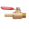 Litorange 2 PCS Brass Water Mini Ball Valve Shut Off
