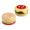 Cheeseburger Ceramic Salt and Pepper Shakers Set -Fun Stackable High