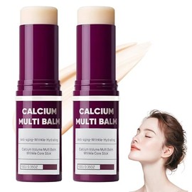 2Pzs Cemenrete Calcium Multi Balm, Calcium Mu lti Balm AntiAging y Antiarrugas, Collagen Moisturing Stick, Wrinkle Core Stick, Reafirmante e...       