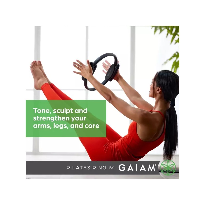 Gaiam 가이암 필라테스 링 피트니스 서클 - 가볍고 내구성이 뛰어난