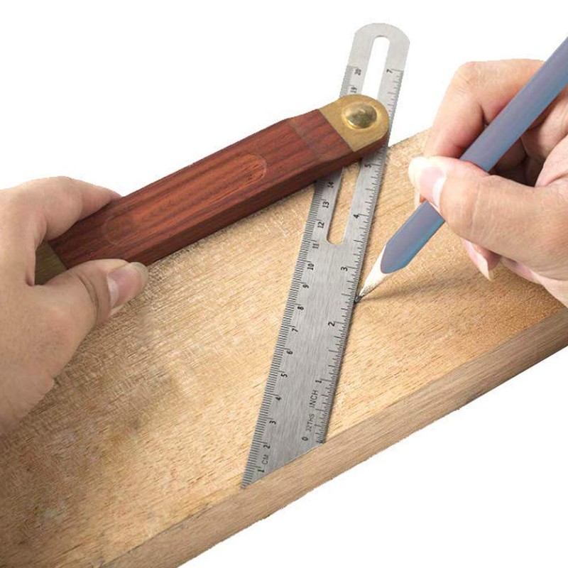 iPobie Carpentry Squares,Stainless Steel Ruler for Crafts, Bevel Square Bevel