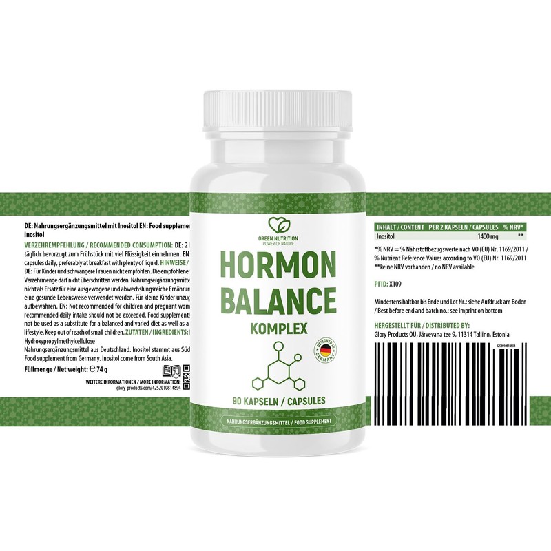 Hormonbalance Komplex Kapseln | Für deine körperliche Balance | Top