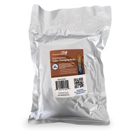 AquaticLife Mixed Bed Deionization Color-Changing DI Resin Filter Cartridge Refill, 1 Liter