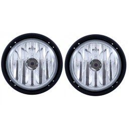 Aftermarket  Freightliner Columbia Fog Light Lamp Pair Right & Left 03-11 With light Bulbs