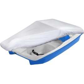 iCover Grey Waterproof Uv Resistant Pedal Boat Cover For 3 Or 5 Person Boats