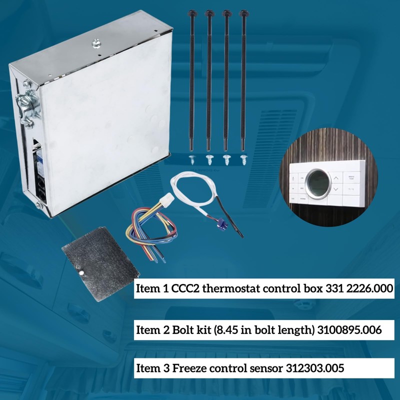 3312020.000 RV Thermostat Multi-Zone Kit Compatible with Dometic Comfort Control
