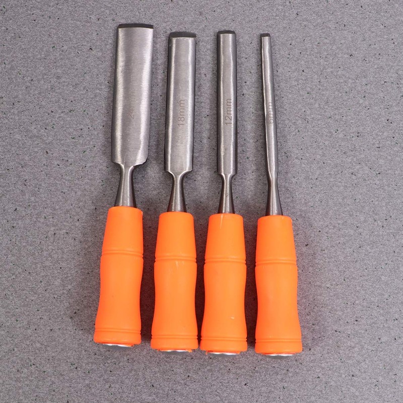 DOITOOL 4 Pieces Wood Chisel Set Professional Wood Chisels for