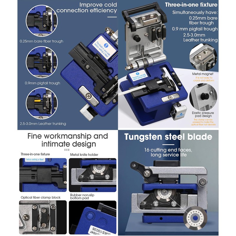 Kalea-INFORMATIQUE FC-6S Fibre Cleaver Stripping and Splicing Tool