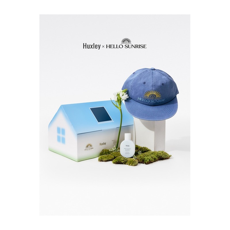 [HUXLEY × Hello Sunrise] Sun care special set (cap hat