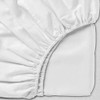 Easy Care Basic Standard Fitted Sheet, Breathable & Lightweight Plain