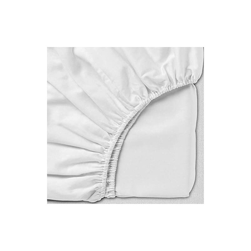 Easy Care Basic Standard Fitted Sheet, Breathable & Lightweight Plain