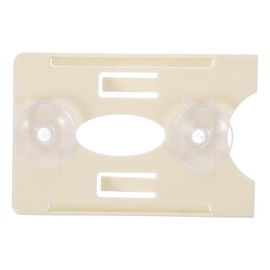 Gatuida Windshield IC Card Holder, Plastic Badge Holder with Suction Cups Parking Permit Holder Toll Pass Sign Holder for Vehicle Management