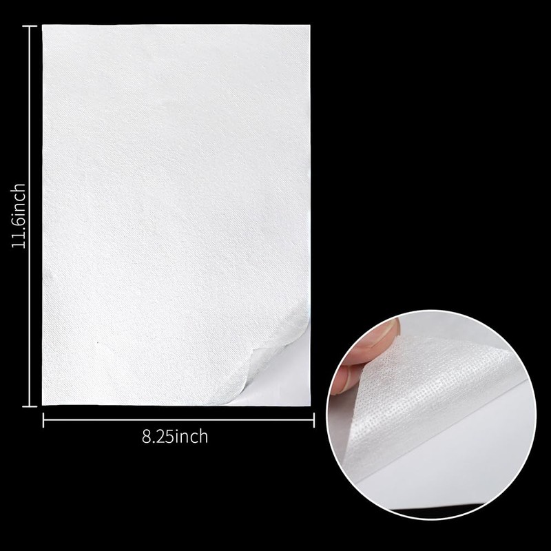 DGQ Self Adhesive Wash Away Stabilizer A4 Size 6 Sheets