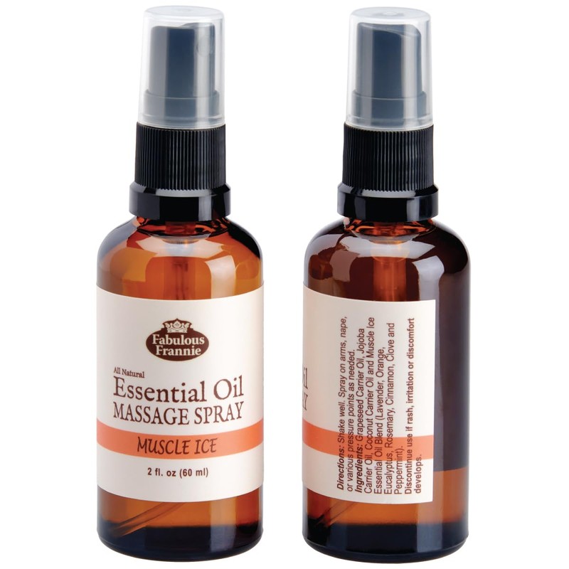 Fabulous Frannie Muscle Ice Massage Spray Healthy Spritz Made with
