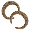 BESTOYARD 6 Pcs Rattan Garland Crescent Moon Grapevine Wreath Moon