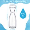 Bedside Water Carafe Set with Tumbler Glass Set for Bathroom