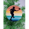 Pickleball Themed Christmas Ornament - Around 3" Tall (B73)