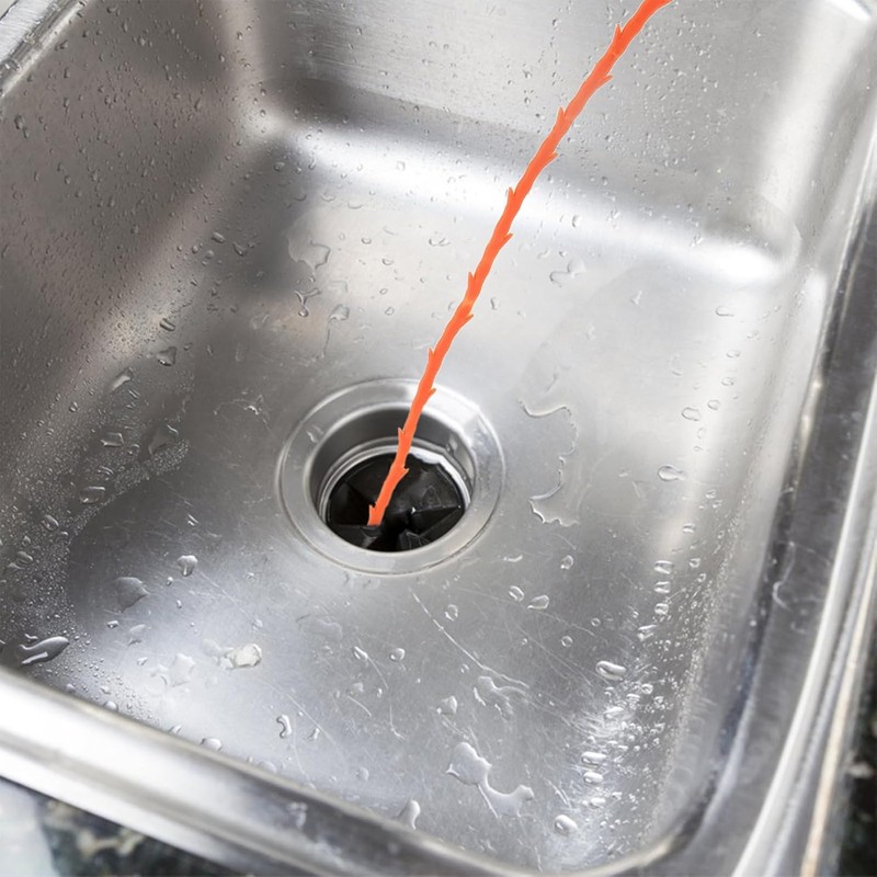 3 Piezas Serpiente para Desatascar Desagües Verde Abs