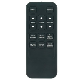 Replacement Remote Control Commander Compatible with Zvox Sound Bar AV205 SB400 SB500 AV200 SB380 SB700 420 330 350 440 450 570 670 770 555 580 220 320 TV Speakers