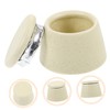 WOONEKY Acrylic Nail Dappen Dish Cup Lid Nail Brush Cup