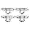4Pcs Staple Ring Hook Stainless Steel Rugged 800LB High Strength