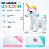 Giant Inflatable Unicorn Sprinkler for Pool Play – PVC Water