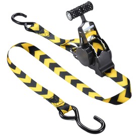 Ratchet Straps,Heavy Duty Auto Self Retracting Tie Down Straps - Retractable Rope Heavy Duty Buckle with S Hooks, Car Accessories for Vehicles Trailer Truck Boat Appliances