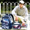 UFNDC 3PCS Clear Backpack Heavy Duty, See Through School Bag