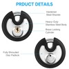Chumia 10 Pack 70 mm Keyed Alike Padlocks Outdoor Round