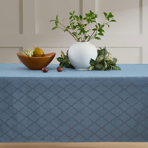 HLC.ME Modena Fabric Tablecloth, Jacquard Fabric Table Cloth for Rectangle