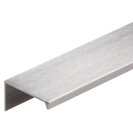 GedoTec Drawer Handle Aluminium Furniture Handle Stainless Steel Handle Kitchen - Sky | Drilling Distance 740 mm | Cabinet Handle for Screwing on Inside | 1 Piece - Profile Handle Aluminium for