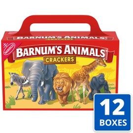 BARNUM'S Original Animal Crackers, Bulk Kids Snacks, 12 - 2.13 oz Boxes