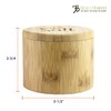 Totally Bamboo Salt Cellar Bamboo Storage Box with Magnetic Swivel