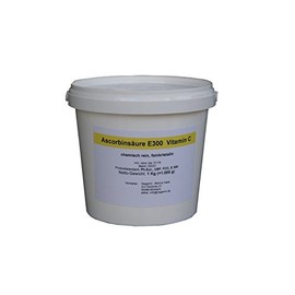 1kg Ascorbic Acid Vitamin C in Bucket Food Grade E300, Feinkristalin